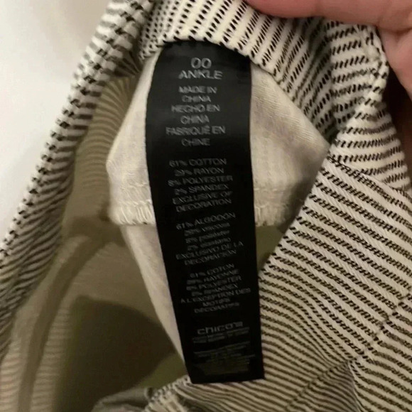 Chico’s Pants Size 00 - Picture 3 of 10